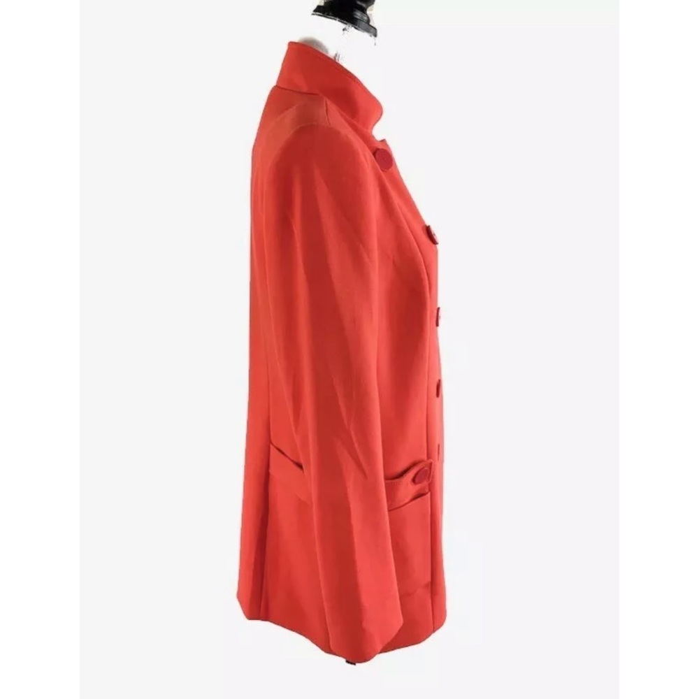 FORENZA Orange Trench Coat - Picture 3 of 5